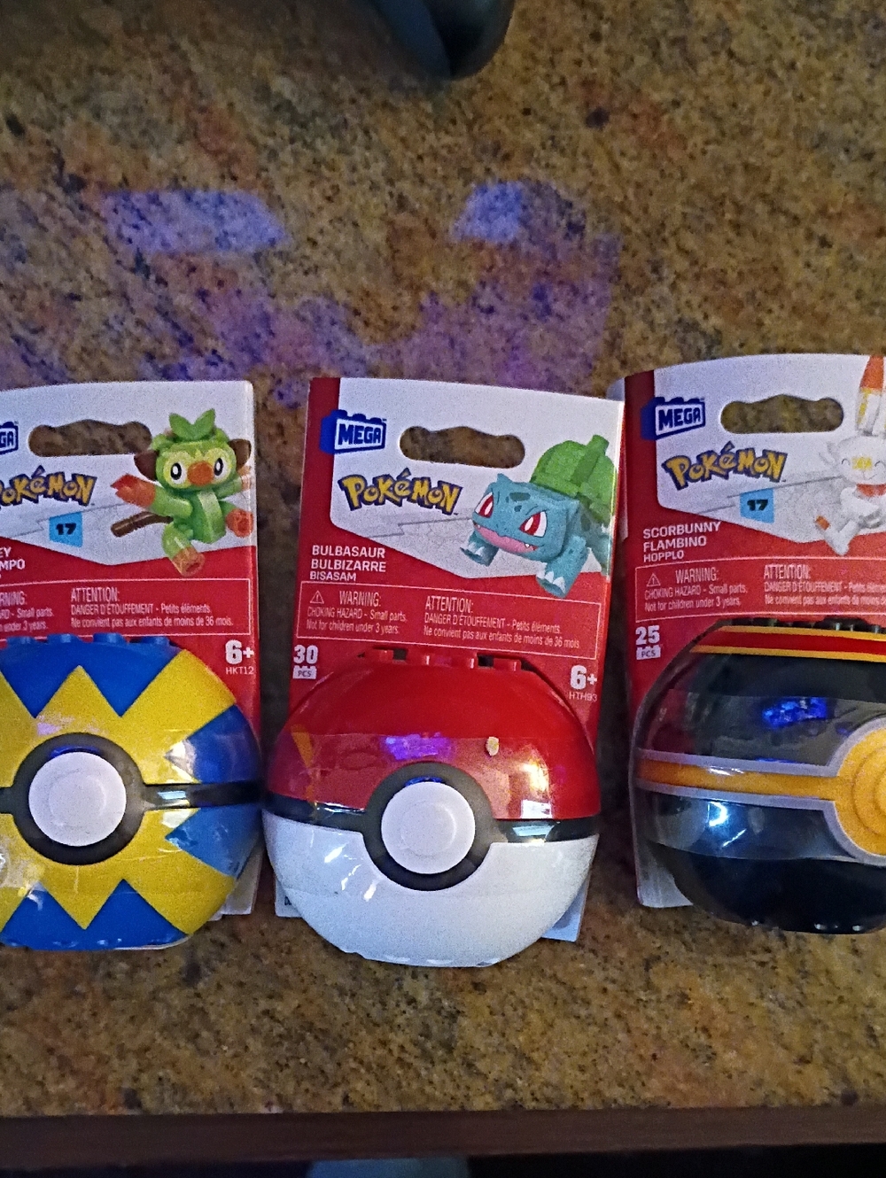 Pokémon Poké Ball Toy Set - Red, White, Yellow, Blue